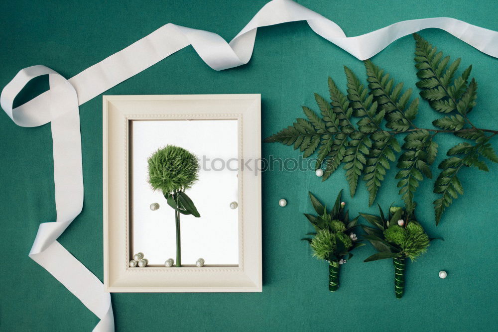 Similar – Image, Stock Photo empty picture frame on a gray wooden surface