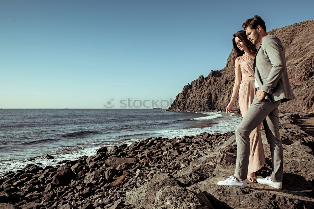 Similar – Image, Stock Photo Adult Couple doing fitness workout at the beach