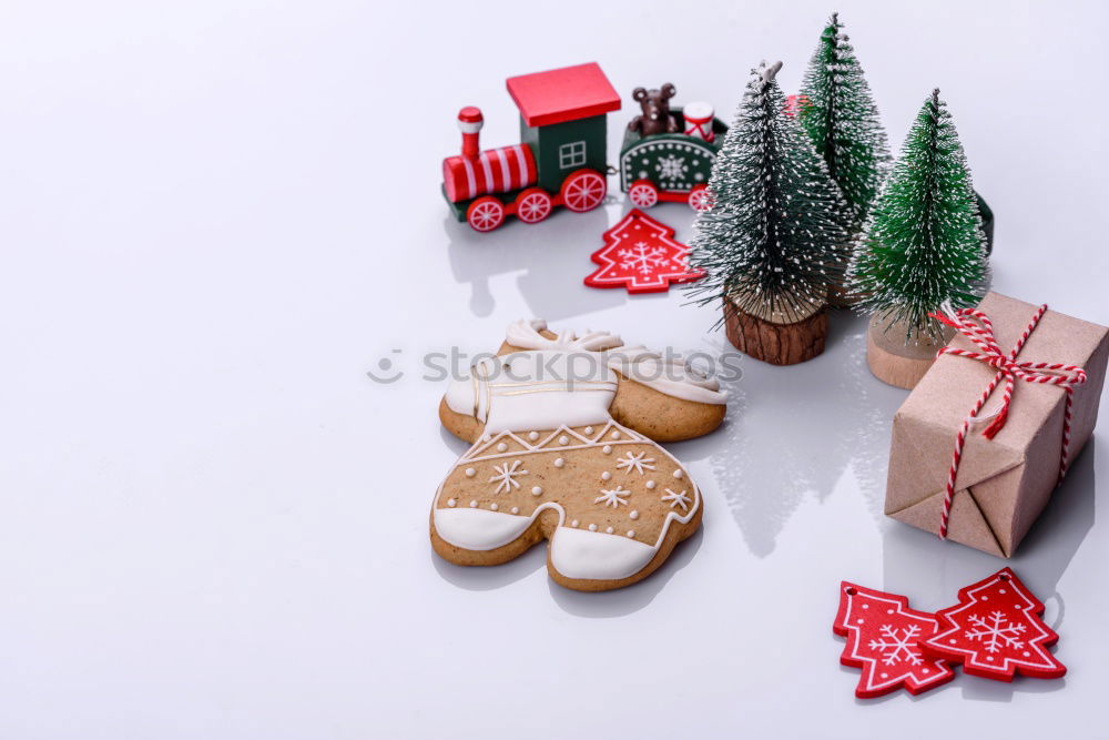 Similar – Image, Stock Photo Christmas Decoration Objects on White