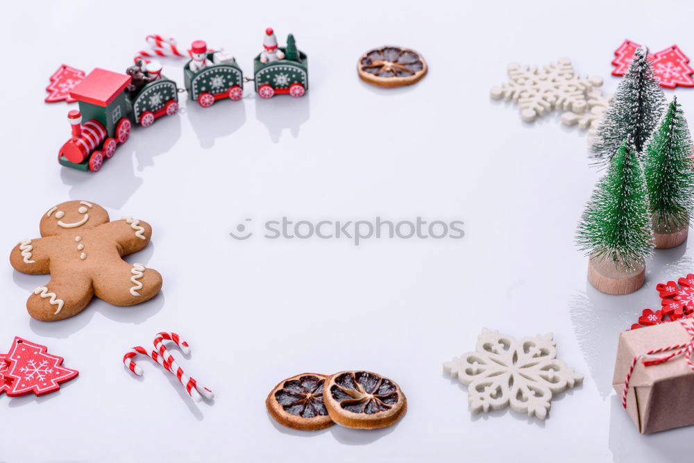 Similar – Image, Stock Photo Christmas Decoration Objects on White