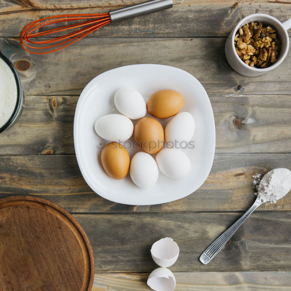 Similar – Image, Stock Photo country breakfast on rustic home kitchen