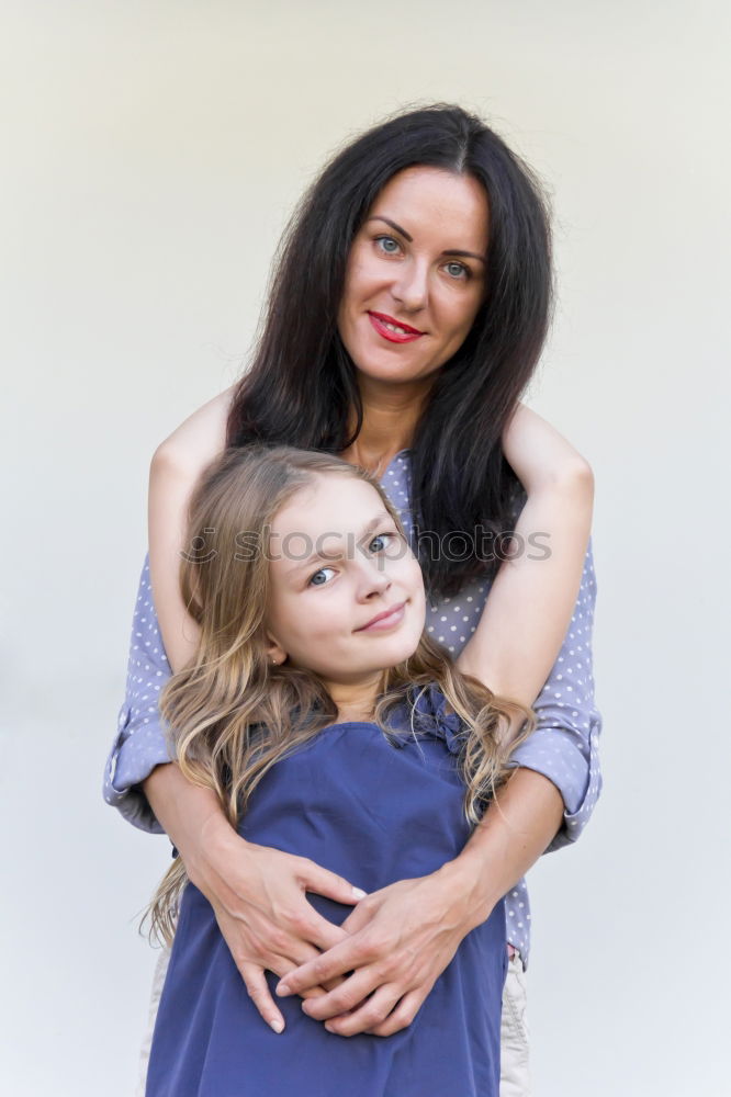 Image, Stock Photo Playing mother and daughter