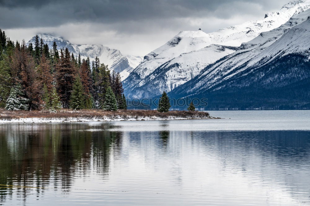 Similar – Image, Stock Photo Reflection of an autumn landscape in a lake