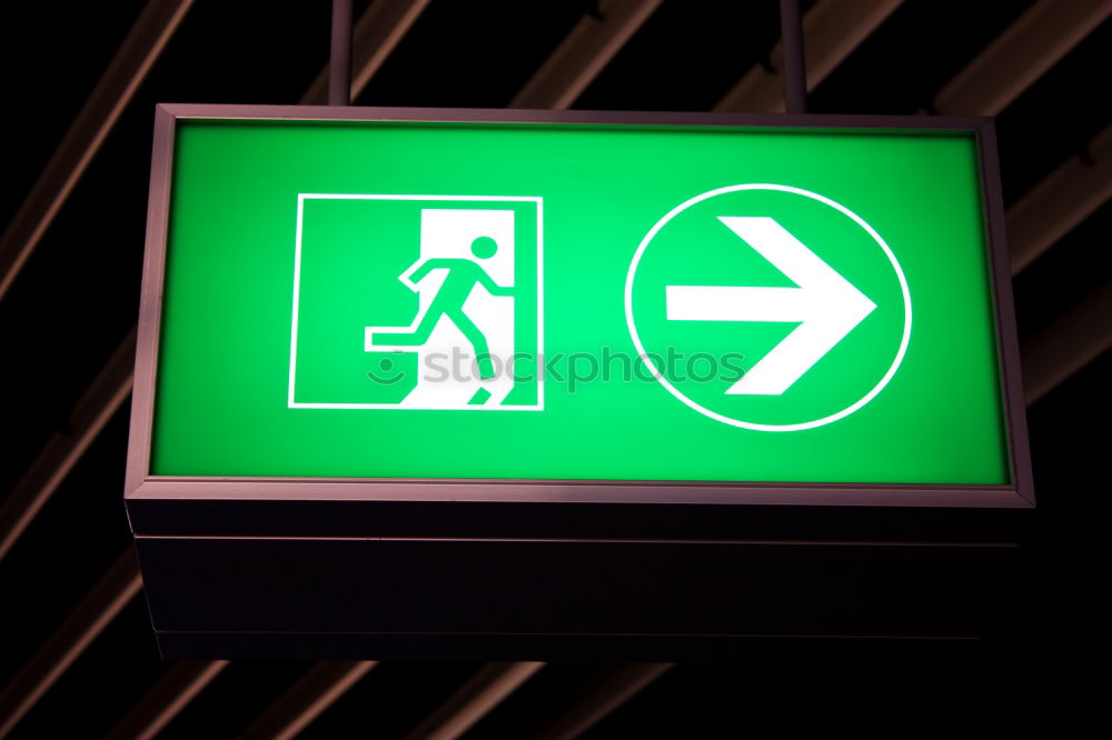 Similar – escape Emergency exit