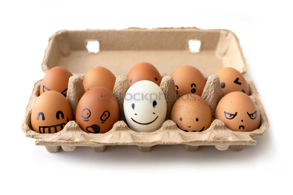 Similar – Image, Stock Photo I laugh myself eggish ..