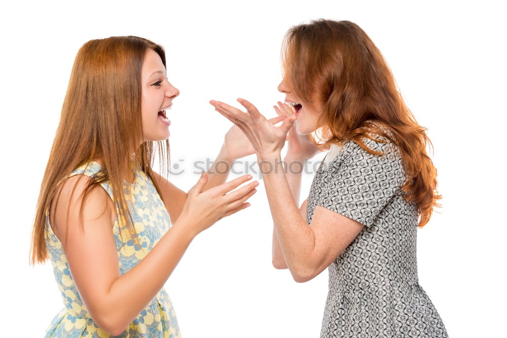 Similar – Image, Stock Photo Female couple standing together