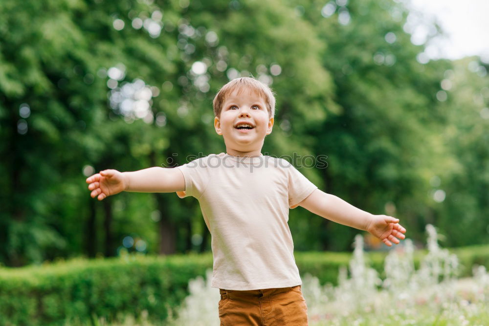 Similar – Image, Stock Photo in the wood Human being