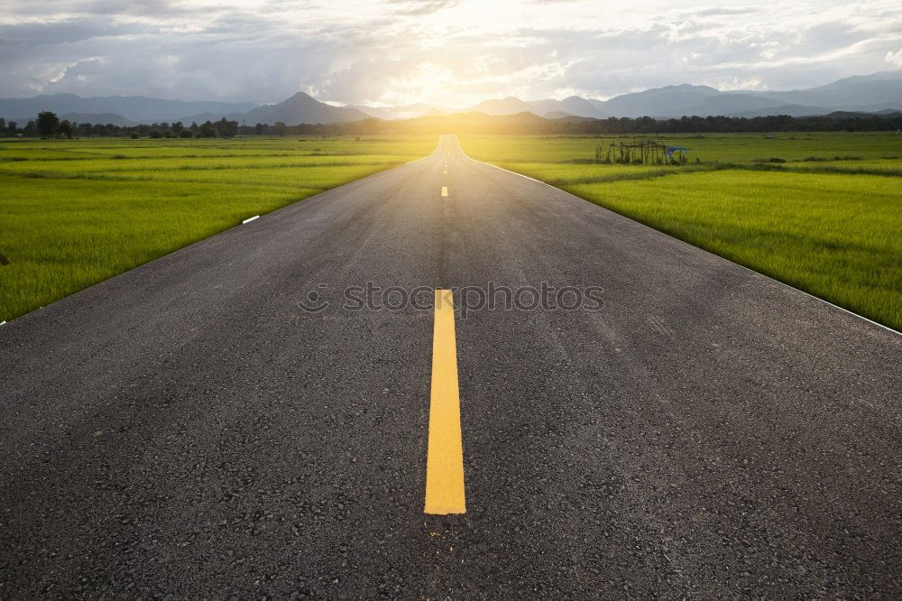 Similar – A country road in southern Sweden