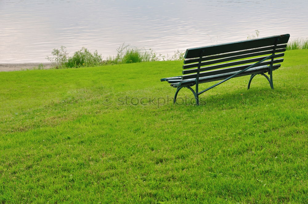 Similar – red bench in park Garden