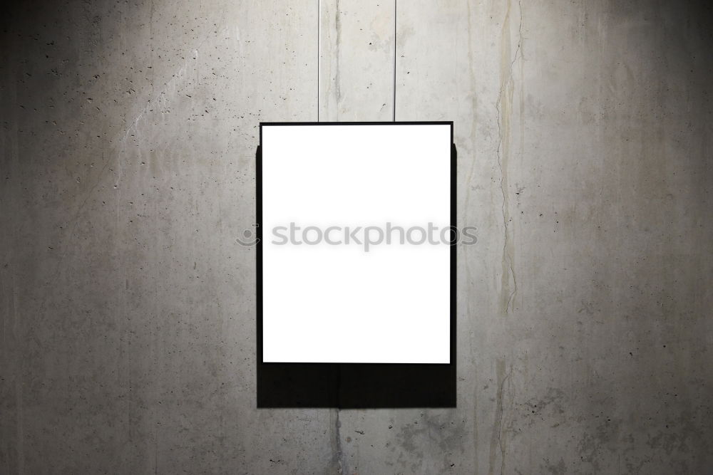 Similar – Empty white isolated frame