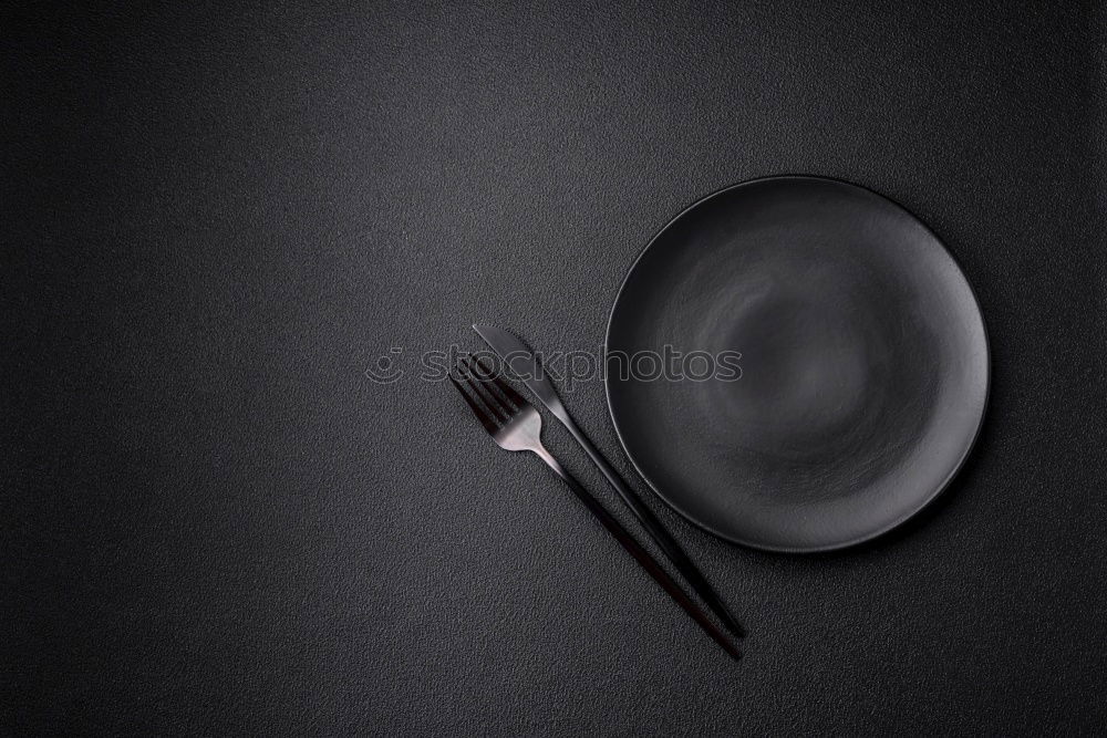 Similar – Image, Stock Photo round empty white plate
