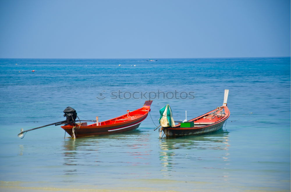 Similar – Image, Stock Photo Boats on the beach. Art