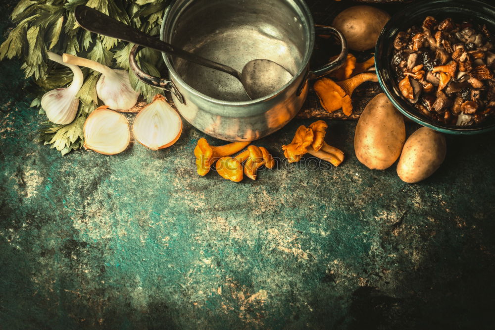 Cooking with forest mushrooms