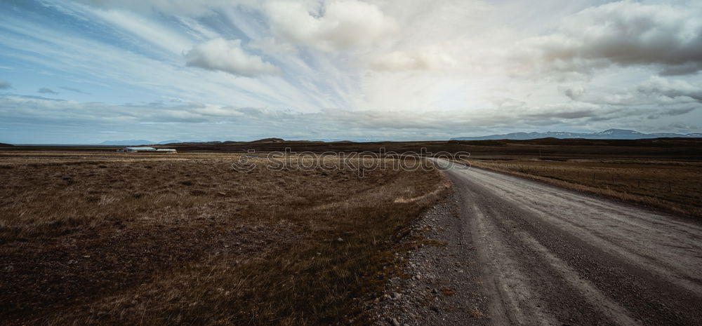 Image, Stock Photo nowhere Iceland Longing