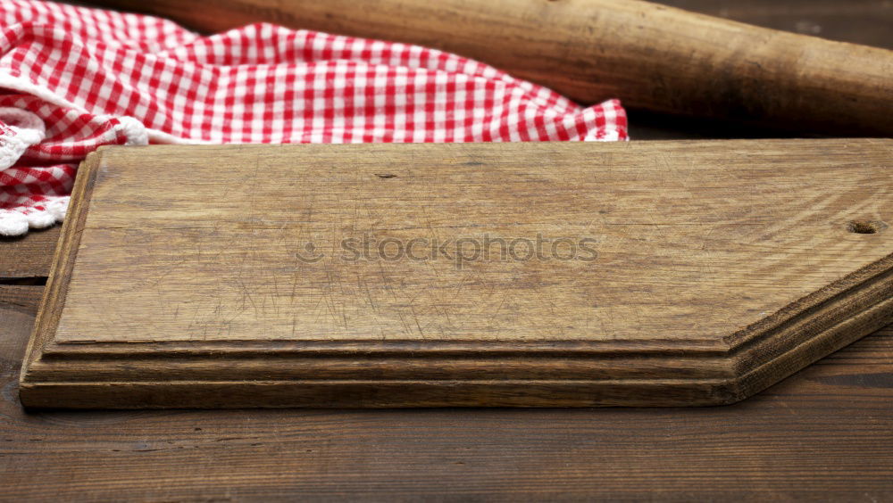 Similar – Image, Stock Photo empty wooden cutting board, wooden spoon