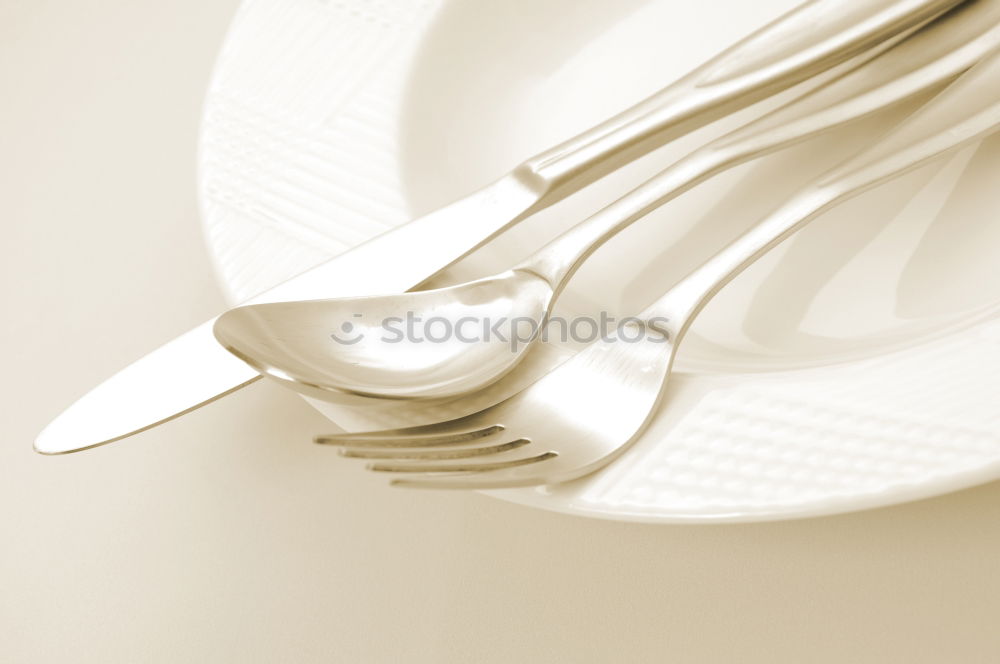 Similar – Image, Stock Photo fork, knife, plate Food