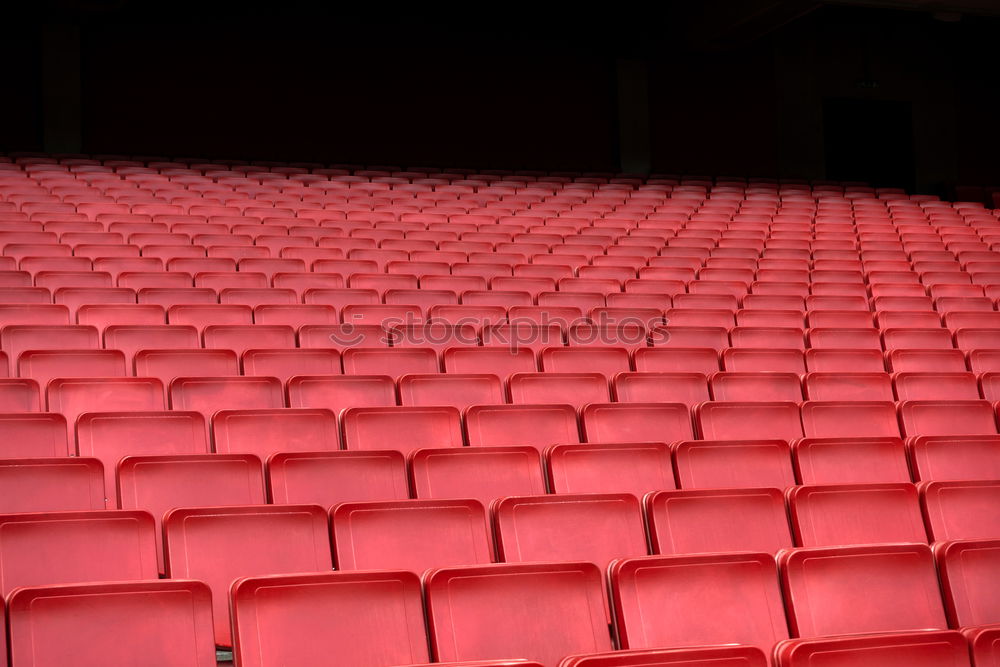 Similar – Theaterstuhl in roter Farbe im Konferenzraum.