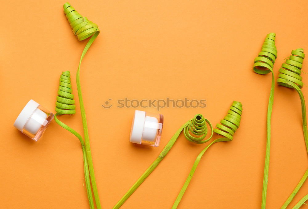 Similar – Image, Stock Photo Colorful of green plastic spoon and fork