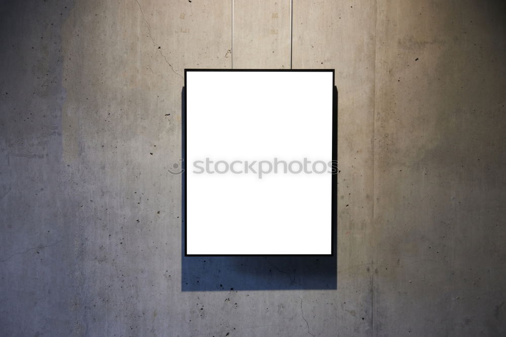 Similar – Empty white isolated frame