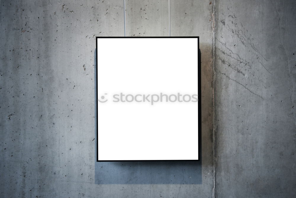 Similar – Empty white isolated frame