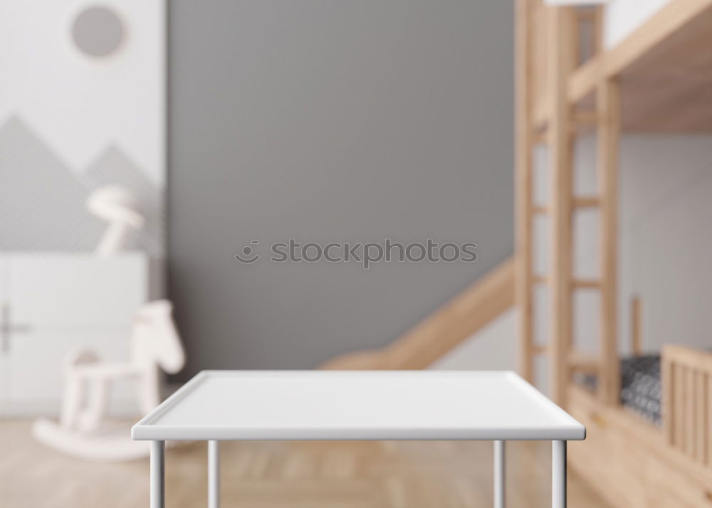 Similar – Foto Bild Schreibtisch im Mädchenzimmer in Pastellfarben dekoriert