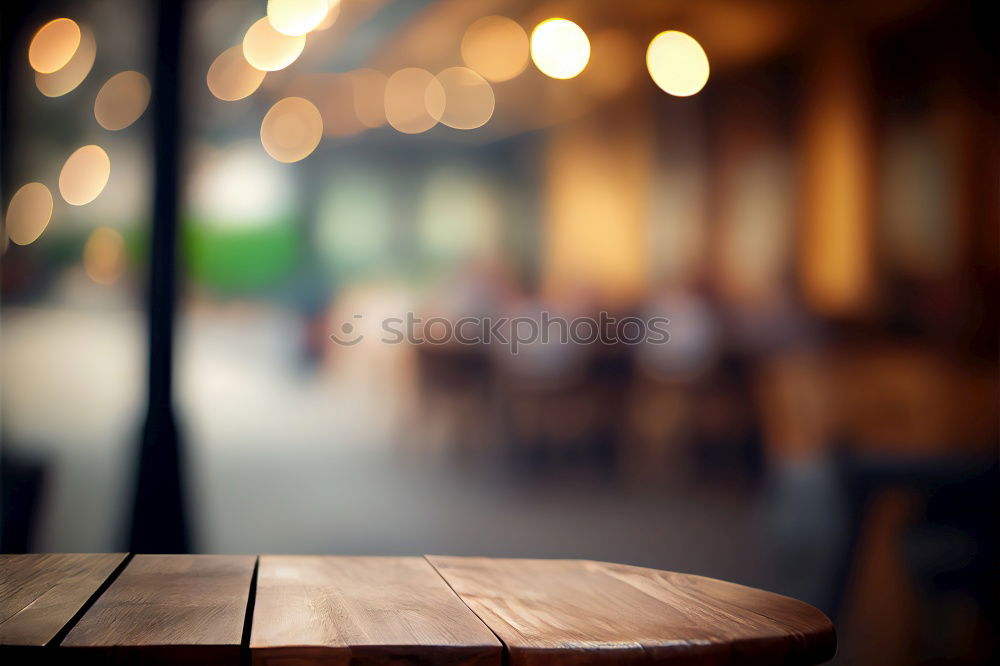 Similar – Image, Stock Photo Beer garden detail shot with red and white check table cloth, wooden fence in background and blurred lamp in foreground r