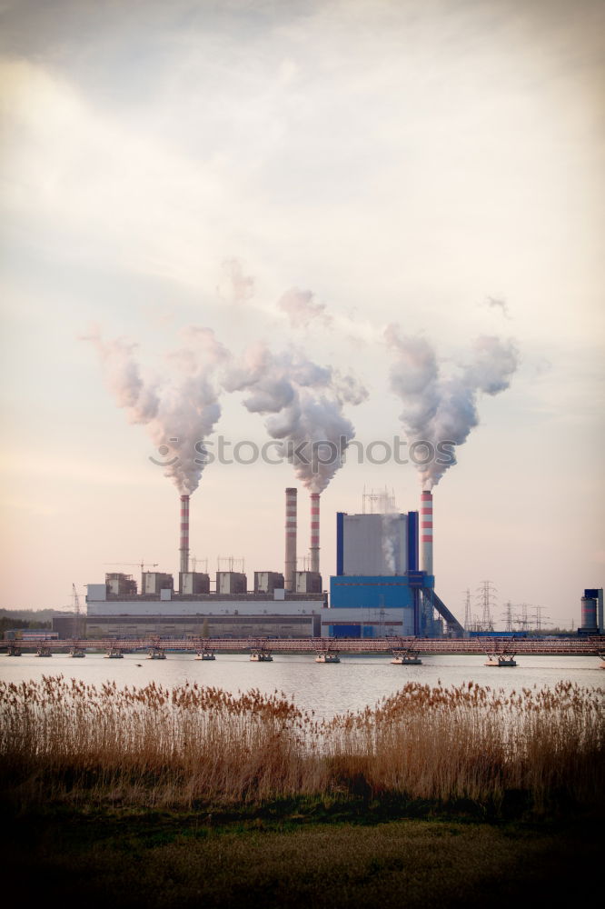 Similar – Image, Stock Photo Smoking vent Clouds