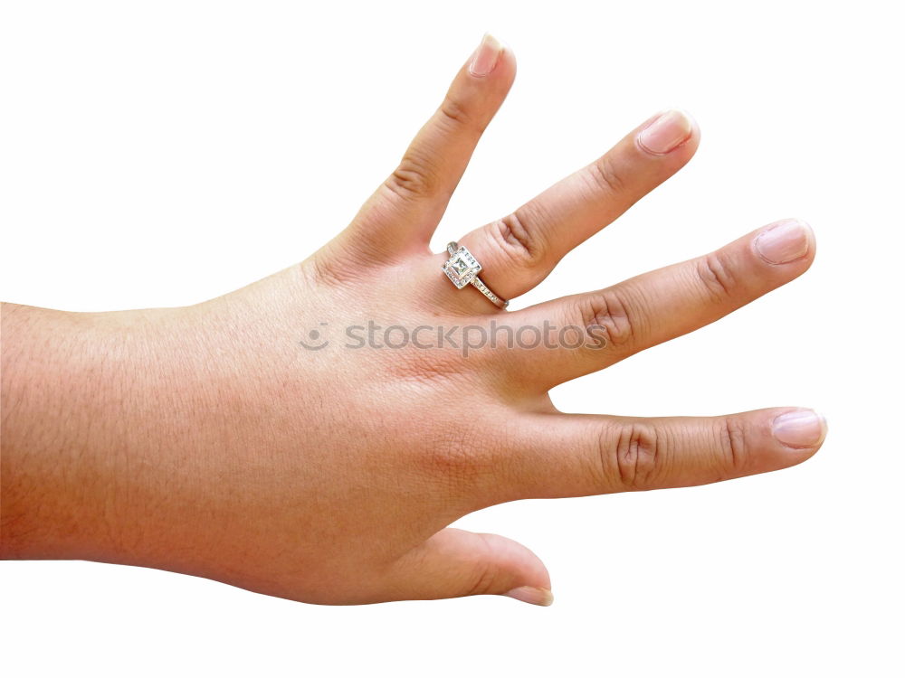 Similar – Image, Stock Photo found Hand Red Yellow