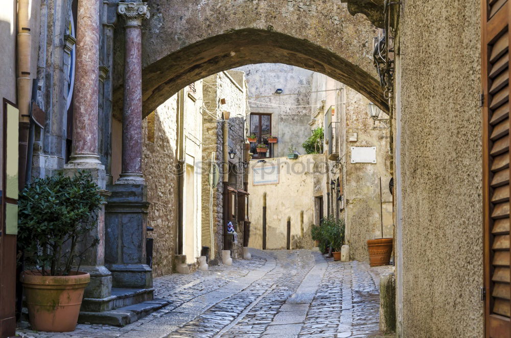 Similar – Image, Stock Photo Spanish alley. Art Village