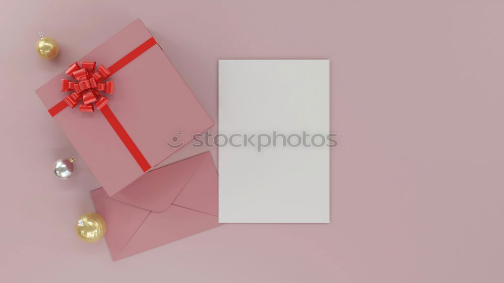 Similar – Image, Stock Photo Handmade gift boxes on brown paper background