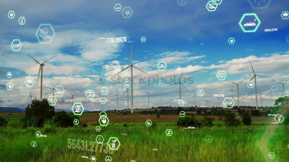 Similar – Vierschichtig Dorf Wolken