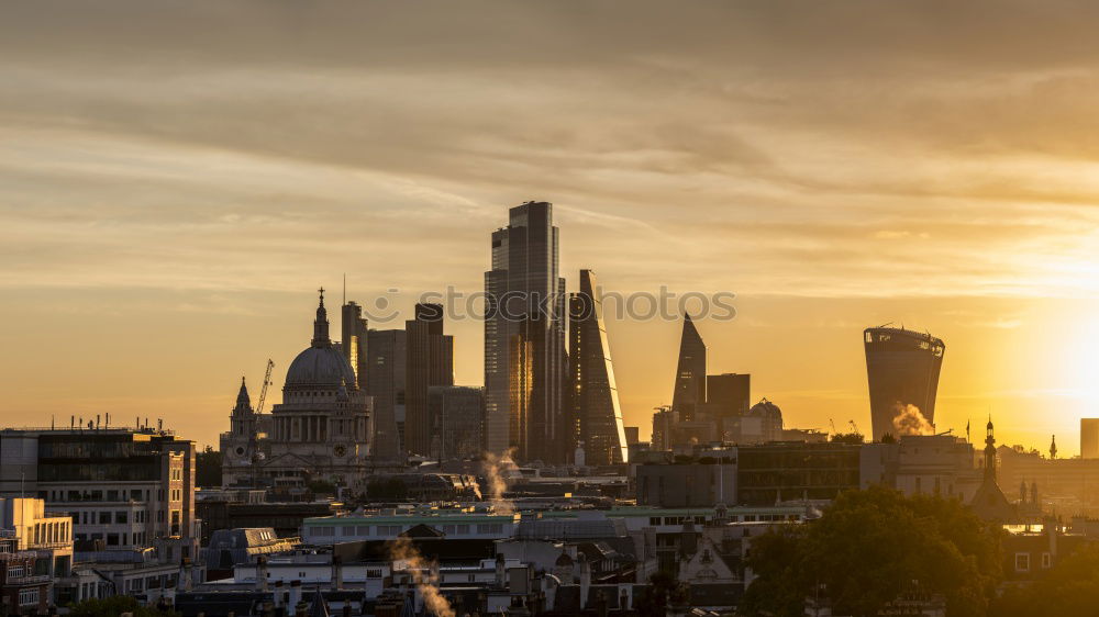 Similar – Autumn panoramic view of Berlin XII