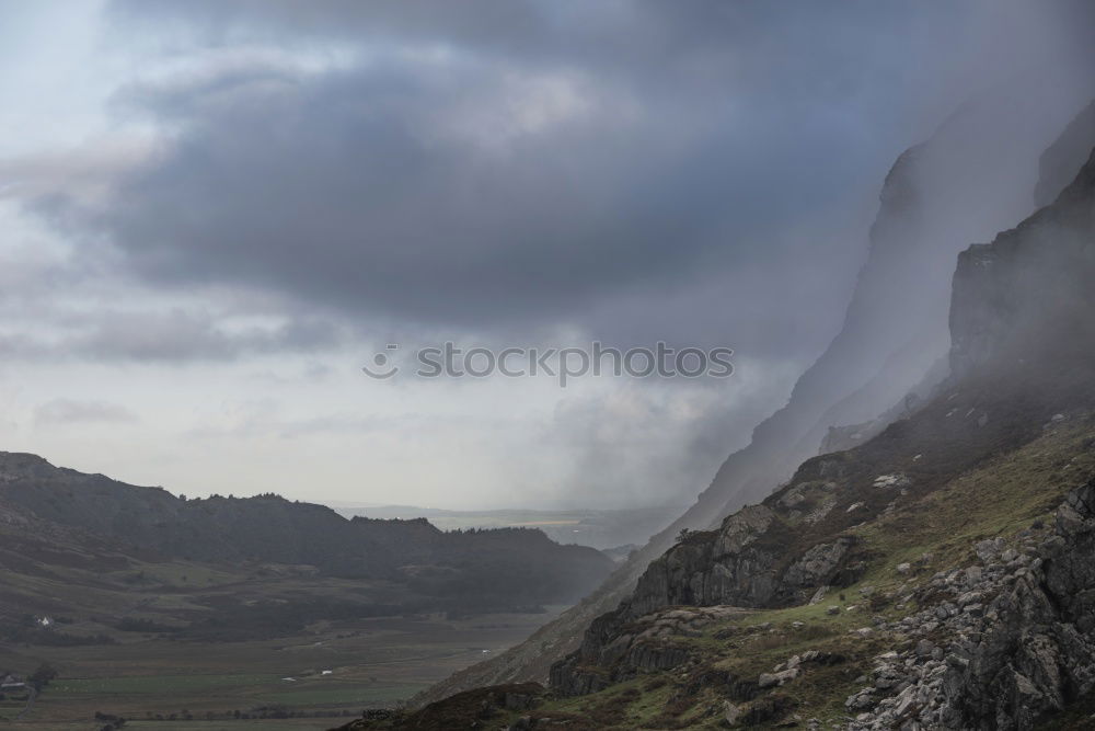 Similar – Image, Stock Photo Fog is coming up Nature