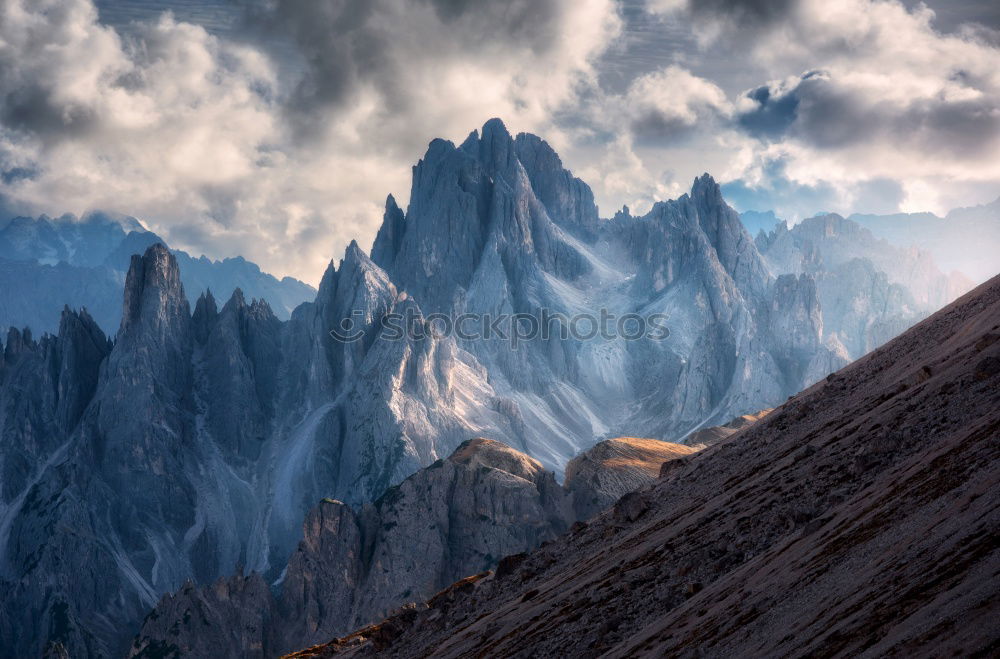 Similar – Image, Stock Photo Clouds in the Dolomites