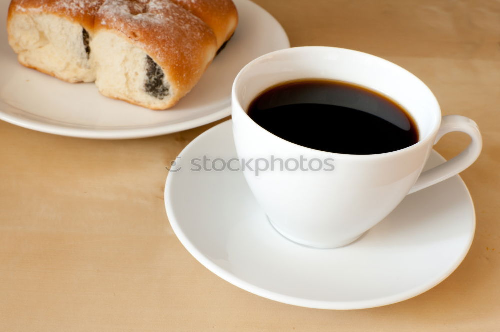 Similar – Sponge cake with coffee with milk