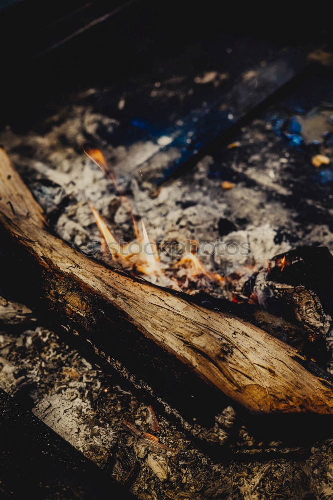 Image, Stock Photo Iron incandescent in an old metal forge