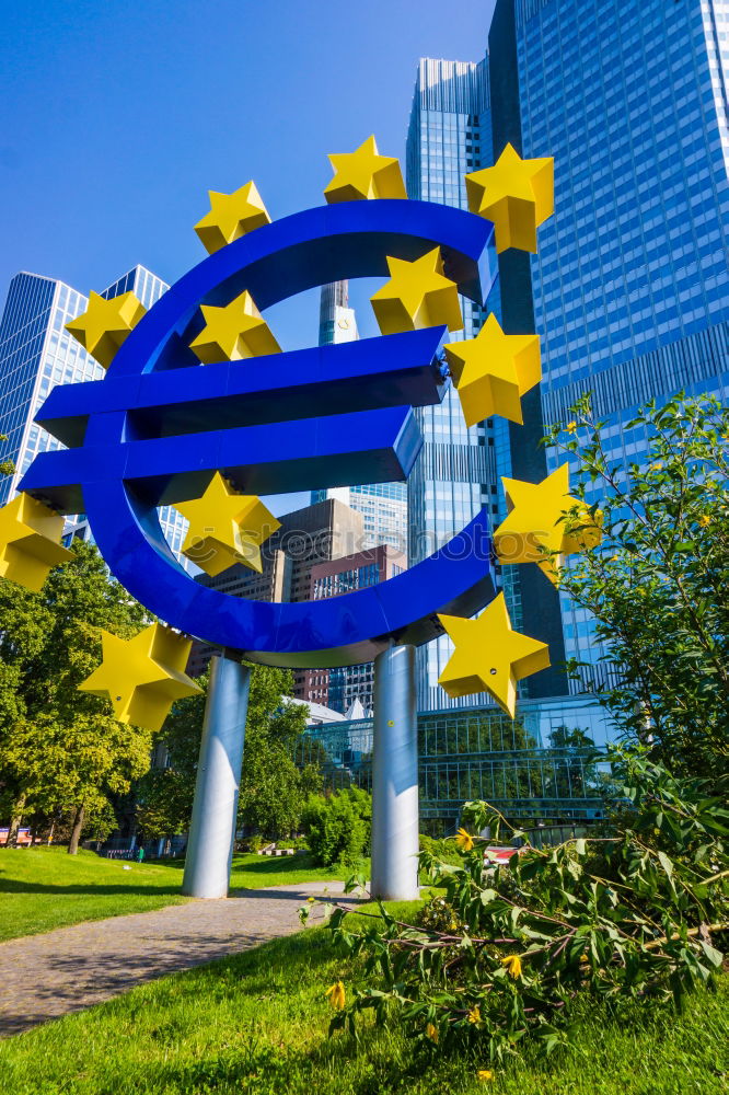 Similar – Image, Stock Photo The euro weakens and must be repaired