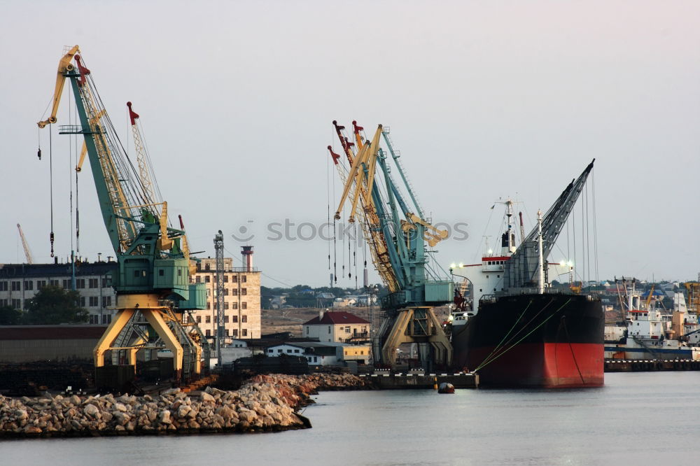 Similar – Image, Stock Photo . Navigation Harbour Blue