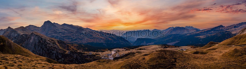 Similar – Image, Stock Photo Sunrise in the Dolomites 2