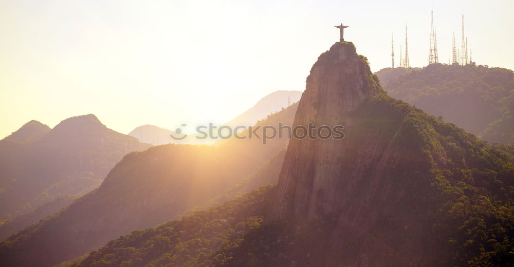 Similar – Image, Stock Photo Panoramic view of Rio de Janeiro from above, Brazil