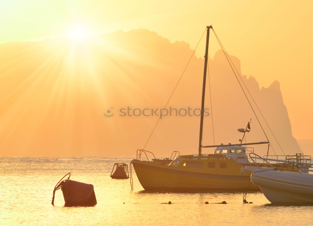 Similar – Image, Stock Photo Sundown in Bequia Water