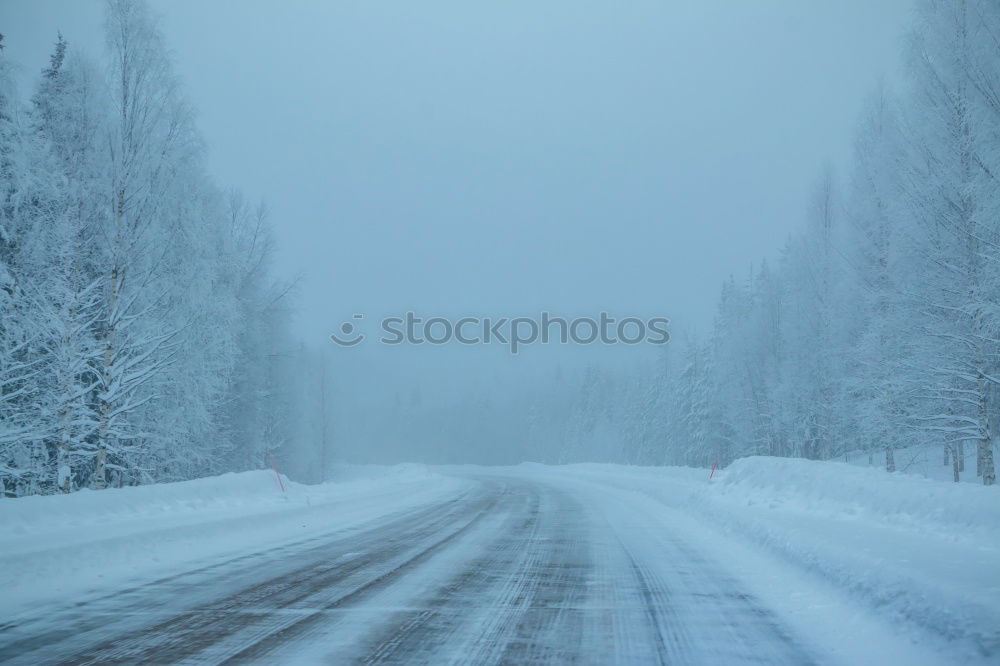 Similar – Image, Stock Photo tracks Winter Snow