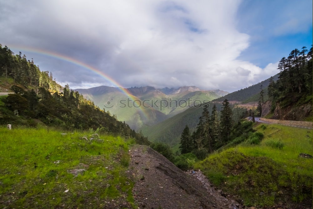 Similar – Image, Stock Photo hiking paradise