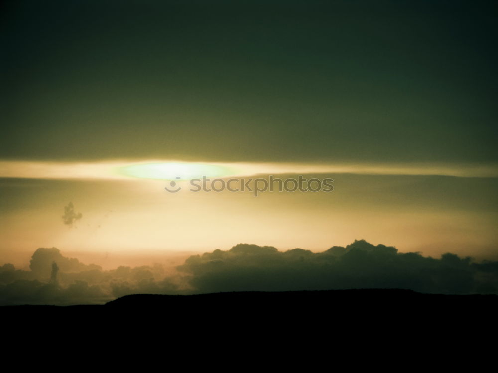 Image, Stock Photo Sunset in Heeg #3 Clouds