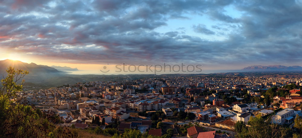 Similar – Image, Stock Photo View of the Gulf of Naples and Vesuvius