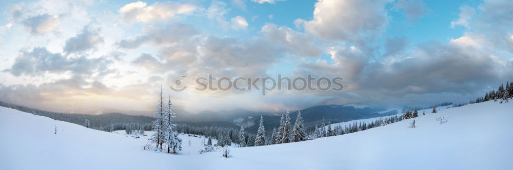 Similar – Image, Stock Photo Winter panorama Garmisch