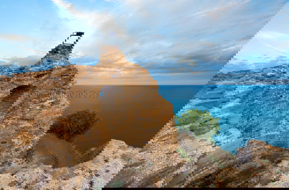 Similar – Image, Stock Photo Lighthouse at Cabo Carvoeiro from land