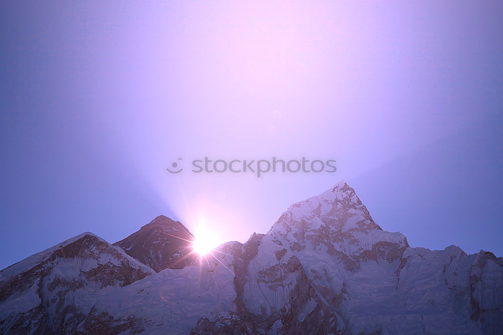 Similar – apex Sunset Sunrise Peak