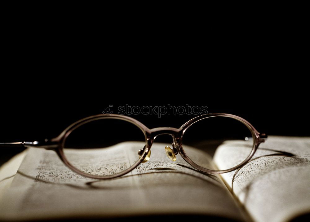 Similar – Glasses in dictionary