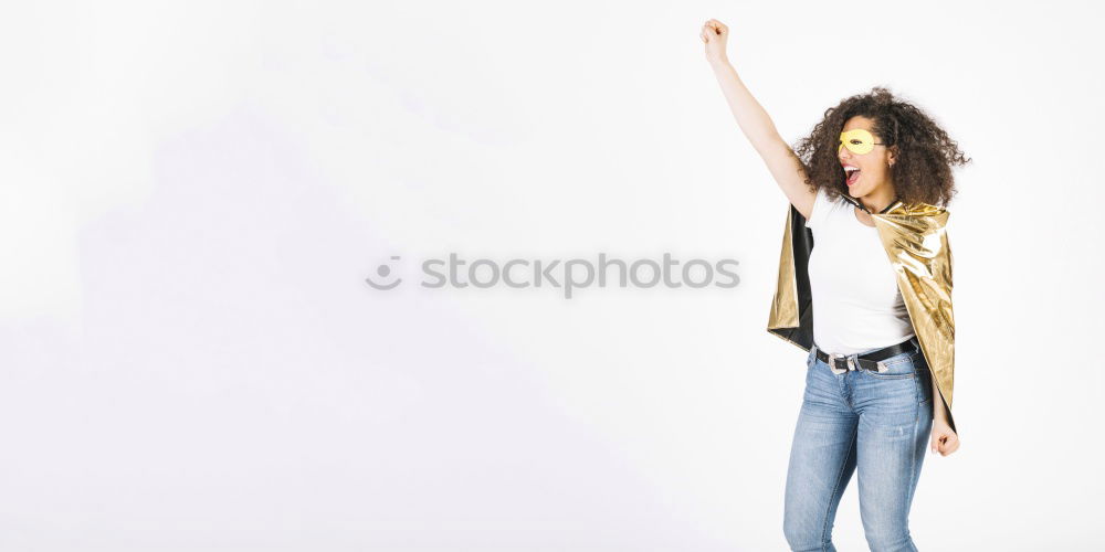 Similar – Image, Stock Photo Provocative young model in doorway